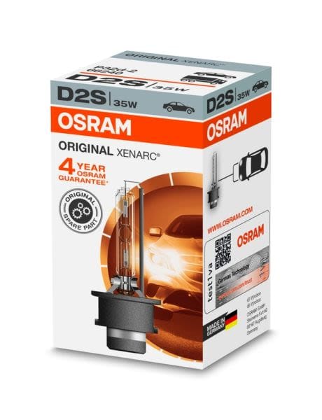 λάμπα Xenon D2S OSRAM XENARC 66240 4300K μπροστινή όψη