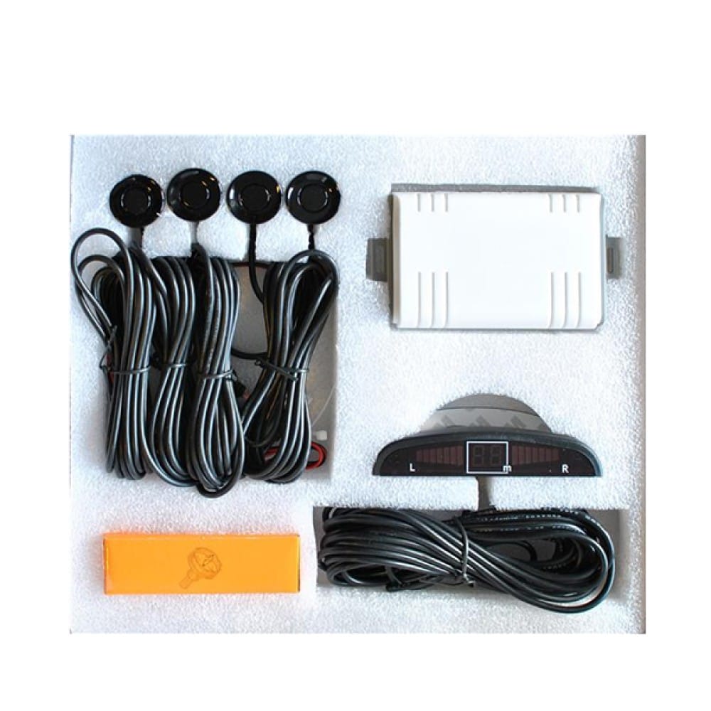 Σύστημα Παρκαρίσματος M-TECH 9–15V με 4 Ασημί Αισθητήρες 21,5mm και Οθόνη