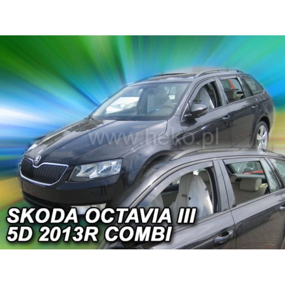 Ανεμοθραύστες HEKO SET28340 Skoda Octavia 3 A7 SW 2013+