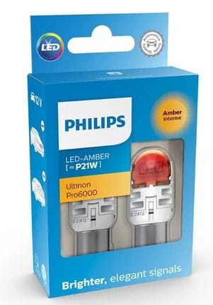 LED FLASH P21W  Πορτοκαλί