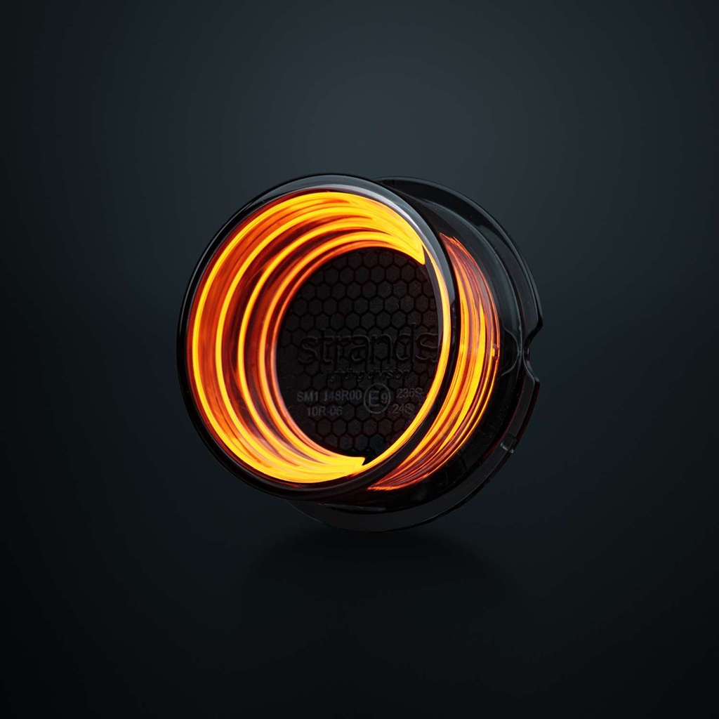 Λαστιχένια Βάση Στήριξης Γωνιακή Viking Rubber Arm 195mm STRANDS 800413 3 STRANDS 850467 πλευρικό φως θέσης LED Geo πορτοκαλί