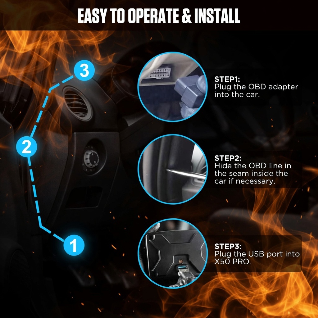 AUTOOL X50PRO obd2 συσκευή για ανάγνωση και διαγραφή κωδικών σφαλμάτων