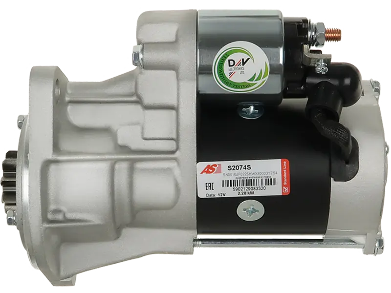 Μίζα Komatsu WA100M-5 - 12V AS-PL (S2074S) 4 Μίζα Komatsu WA100M-5 - 12V AS-PL (S2074S) - Image 4